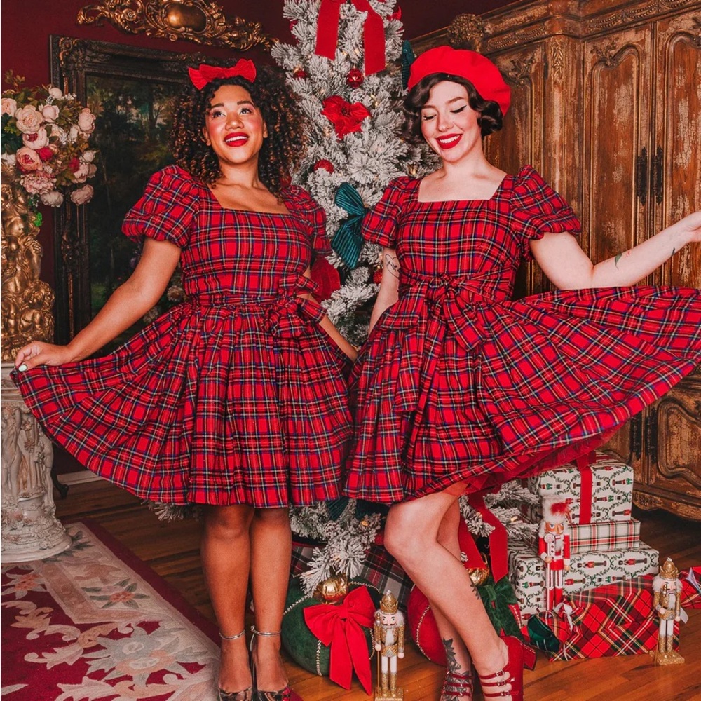 NWT Ivy City Nutcracker Plaid Dress size 8